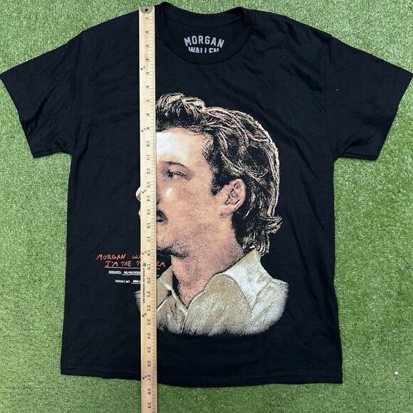 2025 Exclusive Morgan Wallen I’m The Problem Short Sleeve Black T-Shirt - Picture 7 of 11